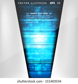 Abstract background with colored lines and geometric elements