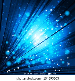 Abstract background with colored lines and light