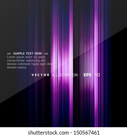 Abstract background with colored lines on paper layers