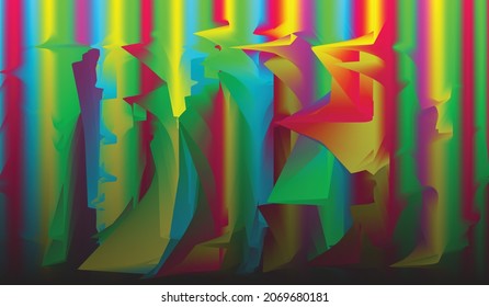 Abstract background of colored liquid