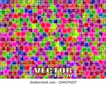 abstract background. colored mosaic texture. geometric illustration for wallpaper, pattern, backdrop, presentation, postcard or creative design