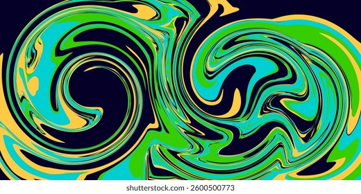 Abstract background with colored mountain wave pattern. Trendy vector illustration in aesthetic mountain style. EPS10
