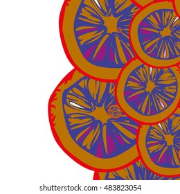 Abstract background of colored particles. Bright and contrasting. Perfect for cards, invitations, printing, sites.