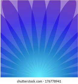 abstract background with colored petals . illustration