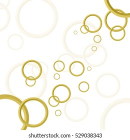 
Abstract background of colored rings. Vector graphics