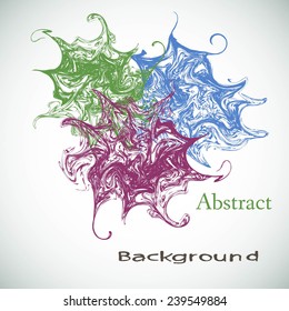 Abstract background with colored spots. Texture, banner, card.