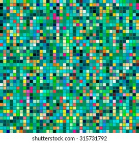 Abstract background with colored squares. Vector texture