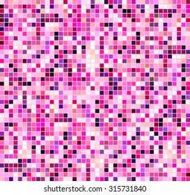Abstract background with colored squares. Vector texture