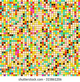 Abstract background with colored squares. Vector texture