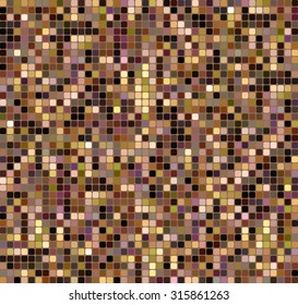 Abstract background with colored squares. Vector texture