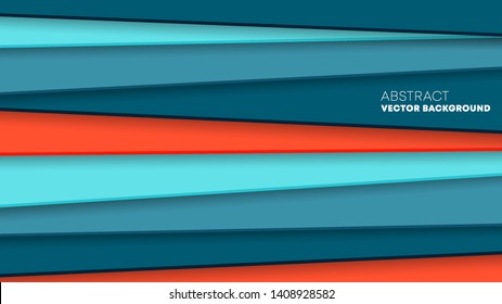 Abstract background with colored stripes, minimal design wallpaper. Vector illustration.