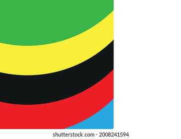 Abstract background with colored stripes. Vector graphics.