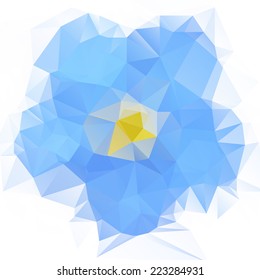 Abstract background of colored triangles