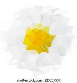 Abstract background of colored triangles