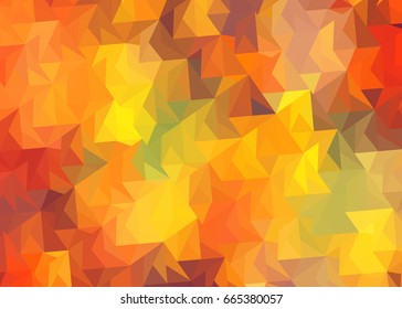 Abstract background with colored triangles autumn leaves fall /Abstract background autumn leaves fall
