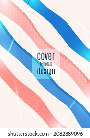 Abstract background with colored wavy lines. Vector illustration.
