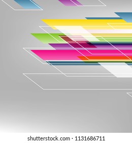 abstract background color,EPS10 Design Graphic Concept box square blend with color Different level