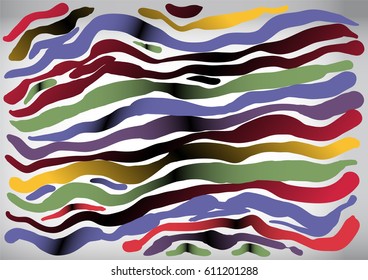 Abstract background with colorfu different lines