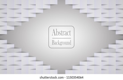 Abstract background with colorful 3D shapes.