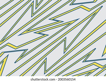 Fondo abstracto con un patrón de líneas de flecha coloridas