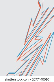 Abstract background with colorful arrow lines pattern and some copy space area