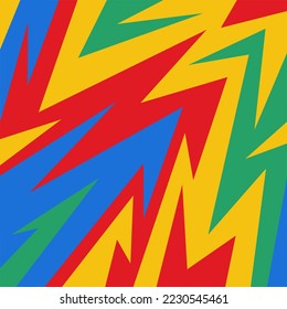 Abstract background with colorful arrow pattern. Abstract geometric wallpaper
