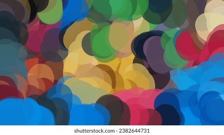Abstract background colorful art brush style and design for vector illustration.