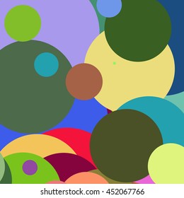 Abstract background of colorful balloons soap