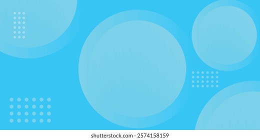 Abstract background, colorful. Blue  gradations, circle effect style. Modern background, memphis. Eps 10