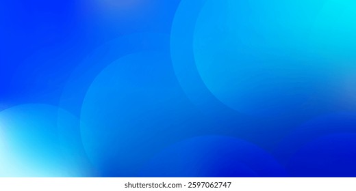 Abstract background, colorful. Blue gradations, circle effect style. Modern background, memphis. moder trendy design