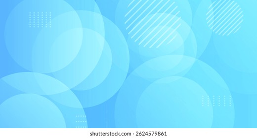 Abstract background, colorful. Blue  gradations, circle effect style. Modern background, memphis. Eps 10