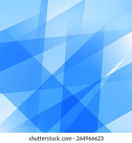 Abstract background with colorful blue overlapping transparent layers