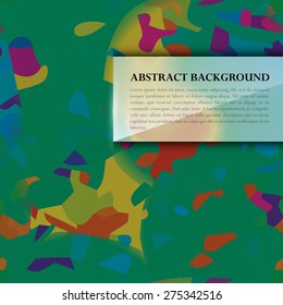 Abstract background with colorful blurred texture. For use as a design element in web, mobile applications, and printed media