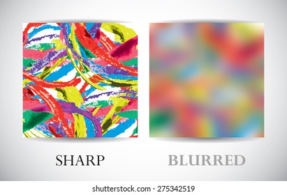 Abstract background with colorful blurred texture. For use as a design element in web, mobile applications, and printed media