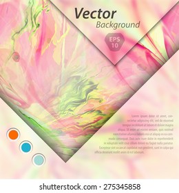 Abstract background with colorful blurred texture. For use as a design element in web, mobile applications, and printed media