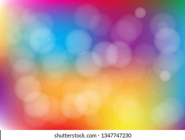 Abstract background colorful bokeh.