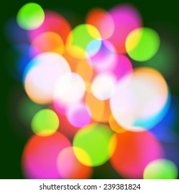 Abstract background with colorful  bokeh.