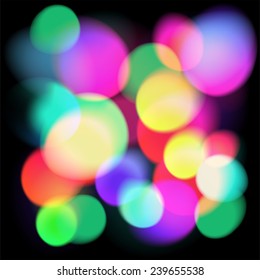 Abstract background with colorful  bokeh.