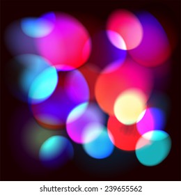 Abstract background with colorful  bokeh.