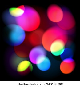 Abstract background with colorful  bokeh.