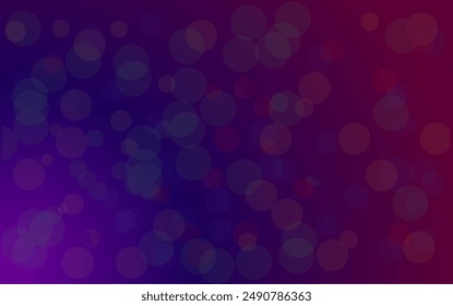 abstract background of colorful bokeh light effect purple gradient background