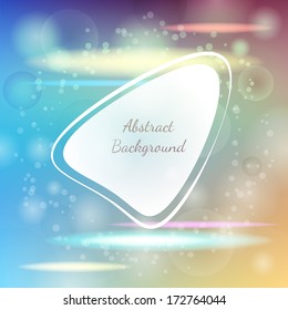 Abstract background with colorful bokeh. Vector eps 10.