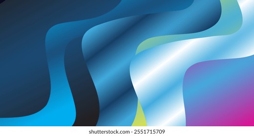 Abstract background colorful border lines High speed light trail effect