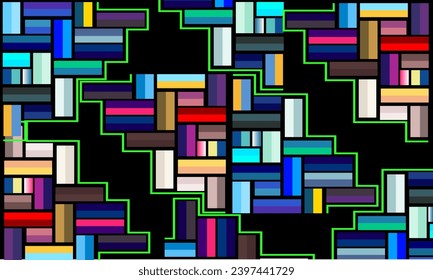 Fondo abstracto con cajas coloridas adecuadas para cubrir eventos y otros
