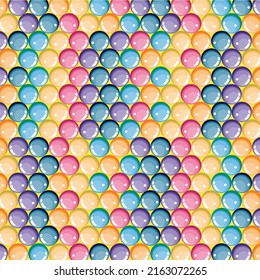 abstract background with Colorful Bubble Circle