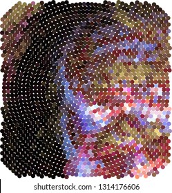 Abstract background with colorful bubbles, dots, circles.