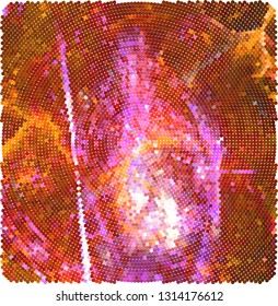 Abstract background with colorful bubbles, dots, circles.