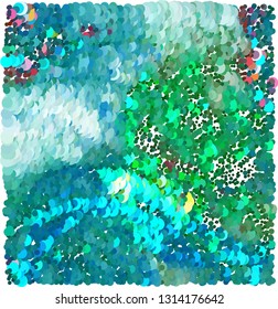 Abstract background with colorful bubbles, dots, circles.