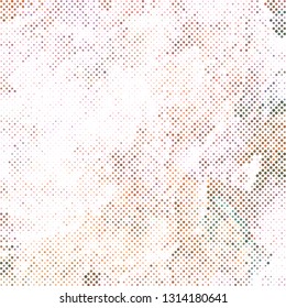Abstract background with colorful bubbles, dots, circles.