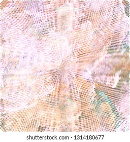 Abstract background with colorful bubbles, dots, circles.